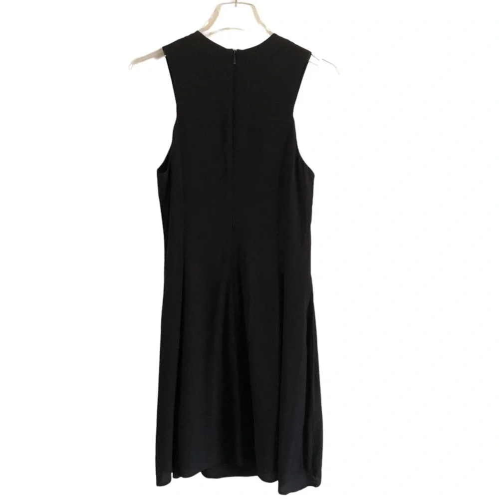 Marchesa Rose Black Caviar Sleeveless Dress M